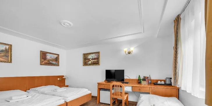 Oddych v pokojnej časti Mariánskych Lázní: pobyt s jedlom aj wellness procedúrami