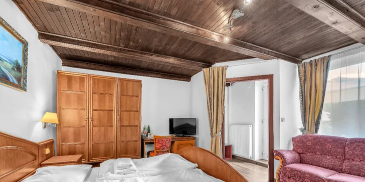 Oddych v pokojnej časti Mariánskych Lázní: pobyt s jedlom aj wellness procedúrami