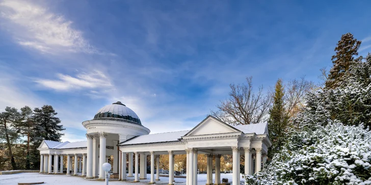 Oddych v pokojnej časti Mariánskych Lázní: pobyt s jedlom aj wellness procedúrami