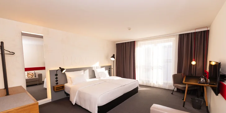Pobyt v Prahe: moderný hotel v Karlíne s raňajkami, blízko metra aj električky