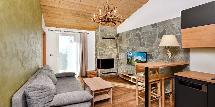 Apartmány s kuchyňou a oddelenou spálňou vo Vysokých Tatrách