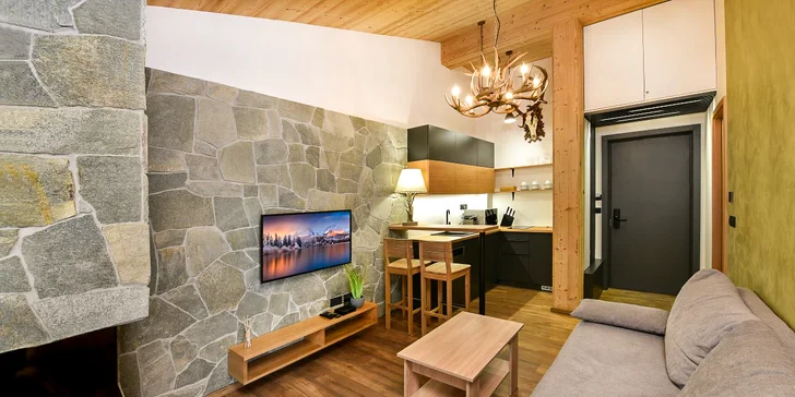 Apartmány s kuchyňou a oddelenou spálňou vo Vysokých Tatrách