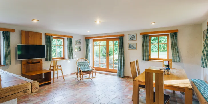 Pobyt v plne vybavenej chalupe alebo zrube až pre 11 osôb v Lužických horách