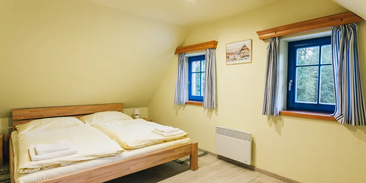 Pobyt v plne vybavenej chalupe alebo zrube až pre 11 osôb v Lužických horách