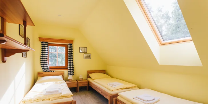 Pobyt v plne vybavenej chalupe alebo zrube až pre 11 osôb v Lužických horách