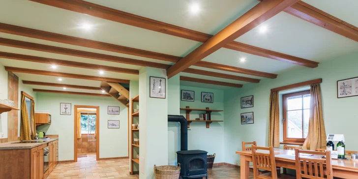 Pobyt v plne vybavenej chalupe alebo zrube až pre 11 osôb v Lužických horách