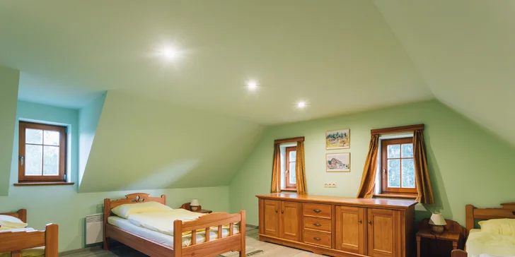 Pobyt v plne vybavenej chalupe alebo zrube až pre 11 osôb v Lužických horách