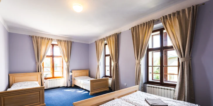 Útulný penzión v Jeseníkoch: apartmán až pre 6 osôb, výlety do Veľkých Losín, na Praděd aj k vodopádom