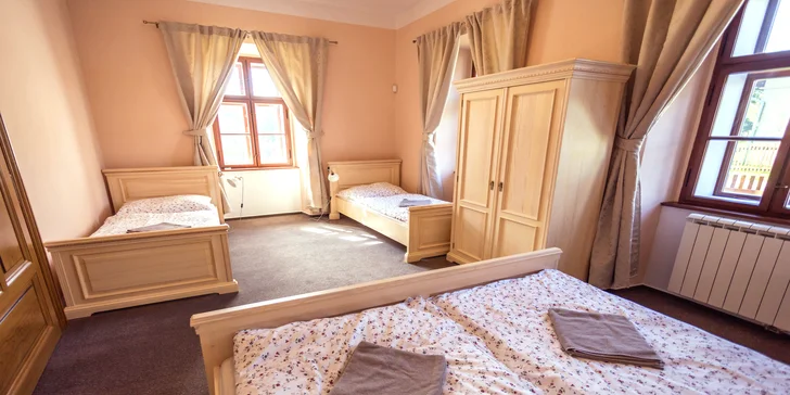 Útulný penzión v Jeseníkoch: apartmán až pre 6 osôb, výlety do Veľkých Losín, na Praděd aj k vodopádom