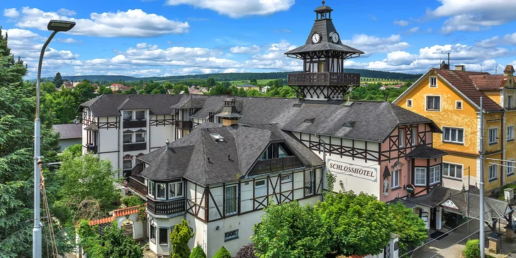 Oddych v pokojnej časti Mariánskych Lázní: pobyt s jedlom aj wellness procedúrami