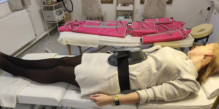 Ošetrenie prístrojom Body Sculpt: Vyformuj si postavu poležiačky alebo darčeková poukážka