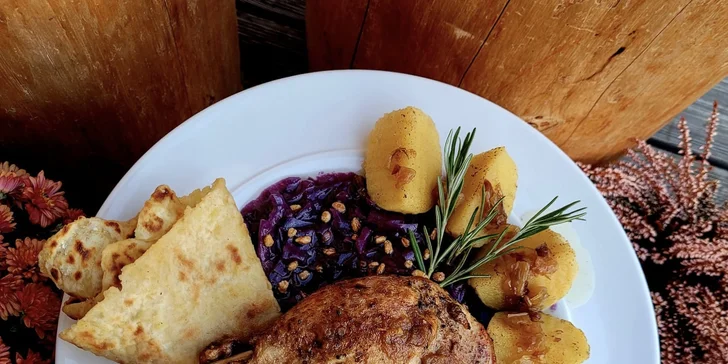 Moravský kras: nádherné ubytovanie v prírode s polpenziou aj vínom a privátnym wellness