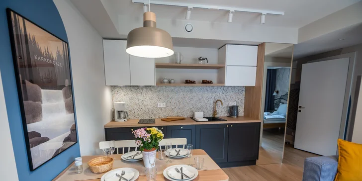 Apartmány až pre 6 osôb v Szklarskej Porębě: sauna, možnosť raňajok, blízko skiareál aj zábavné parky