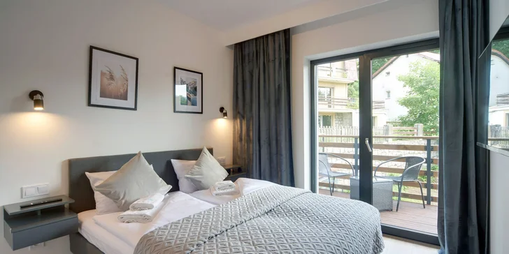 Apartmány až pre 6 osôb v Szklarskej Porębě: sauna, možnosť raňajok, blízko skiareál aj zábavné parky