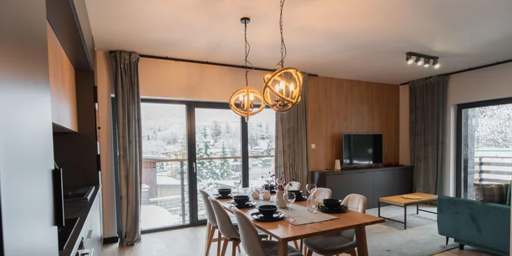 Apartmány až pre 6 osôb v Szklarskej Porębě: sauna, možnosť raňajok, blízko skiareál aj zábavné parky