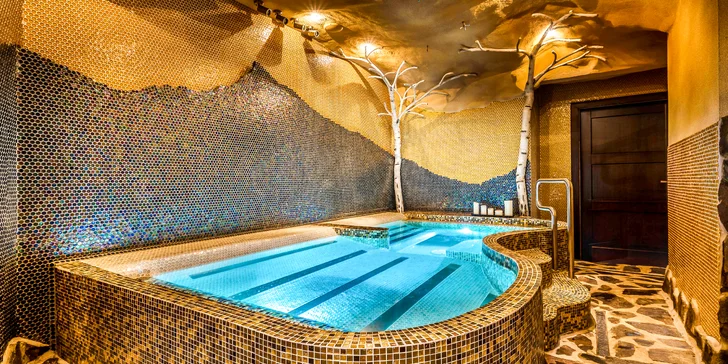 Wellness pobyt v zrubových apartmánoch aj vstup wellness komplexu Grand hotela PERMON****