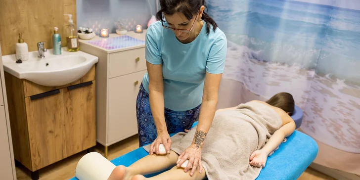 Antistresová masáž hlavy, aroma masáž, ajurvédska masáž, masáž morskými mušľami