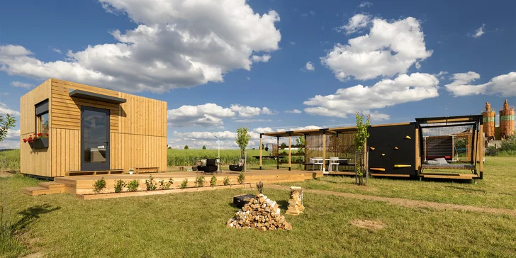 Netradičné ubytovanie v ulite: domček s premyslenými detailmi až pre 5 osôb