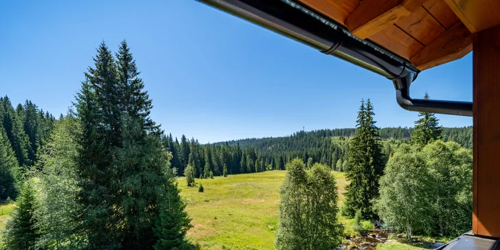 Šumavská Modrava: vybavené apartmány pre dvoch alebo rodinu, vrátane polpenzie aj privátneho wellness