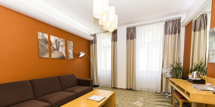4* hotel len 2 min. od kolonády: jedlo, neobmedzený wellness aj procedúry