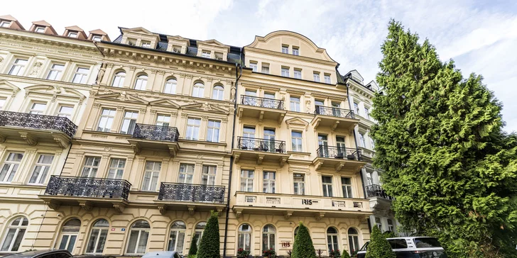 4* hotel len 2 min. od kolonády: jedlo, neobmedzený wellness aj procedúry