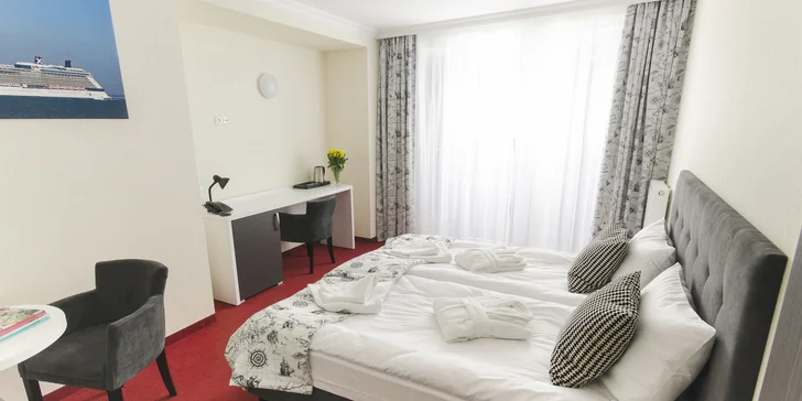 Dovolenka pri Balte: hotel v Ustronie Morskie, vrátane stravy, neobmedzeného wellness a výletu loďou