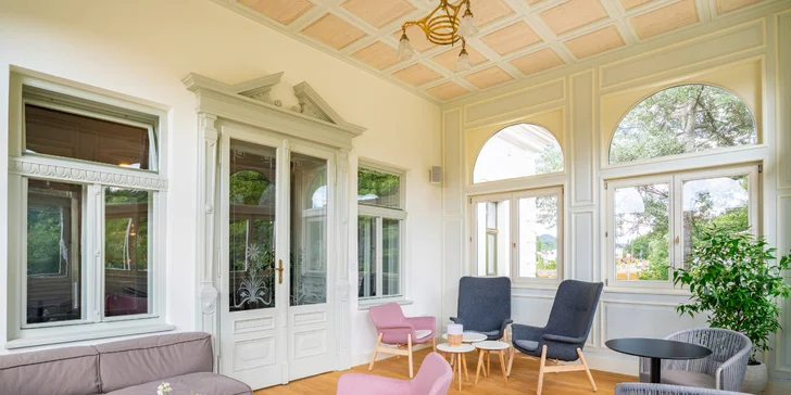 Luxusný 4* pobyt v secesnej továrnickej vile: jedlo, možnosť wellness aj procedúr v Rožnovských pivných kúpeľoch