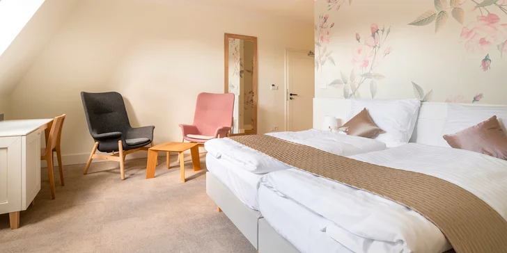 Luxusný 4* pobyt v secesnej továrnickej vile: jedlo, možnosť wellness aj procedúr v Rožnovských pivných kúpeľoch