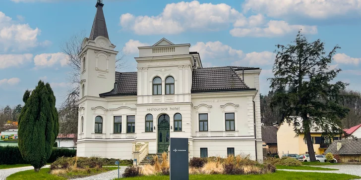 Luxusný 4* pobyt v secesnej továrnickej vile: jedlo, možnosť wellness aj procedúr v Rožnovských pivných kúpeľoch