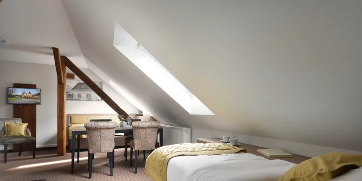 Relax na Vysočine: pobyt v dizajnovom apartmáne, sauna aj vstupenka do sklárne