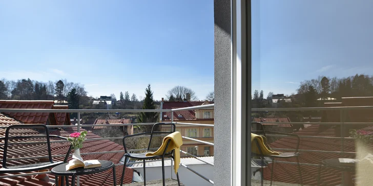 Relax na Vysočine: pobyt v dizajnovom apartmáne, sauna aj vstupenka do sklárne