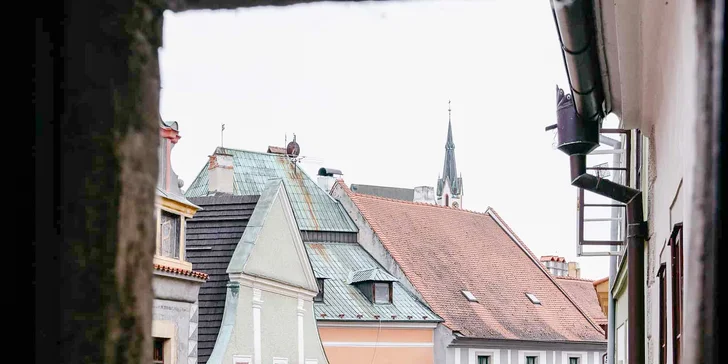 Krásne apartmány len 600 m od krumlovského zámku pre 2 osoby