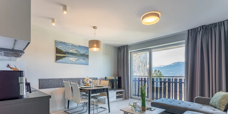 Szklarska Poręba: moderné apartmány, neobmedzené wellness, možnosť raňajok