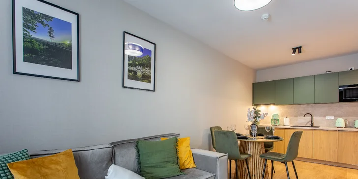 Szklarska Poręba: moderné apartmány, neobmedzené wellness, možnosť raňajok