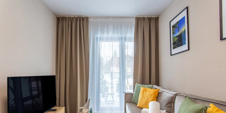 Szklarska Poręba: moderné apartmány, neobmedzené wellness, možnosť raňajok