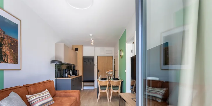 Szklarska Poręba: moderné apartmány, neobmedzené wellness, možnosť raňajok