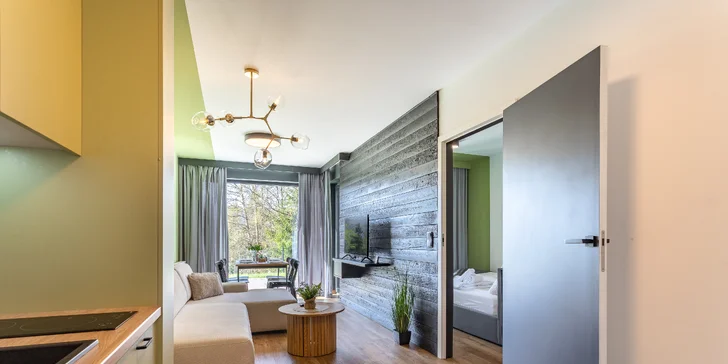 Szklarska Poręba: moderné apartmány, neobmedzené wellness, možnosť raňajok