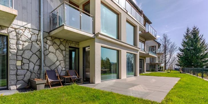 Szklarska Poręba: moderné apartmány, neobmedzené wellness, možnosť raňajok
