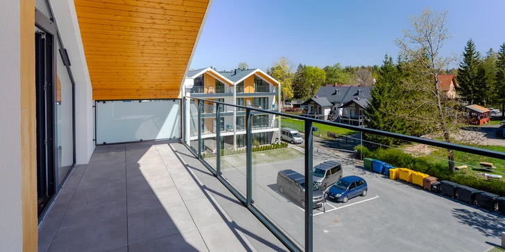 Szklarska Poręba: moderné apartmány, neobmedzené wellness, možnosť raňajok