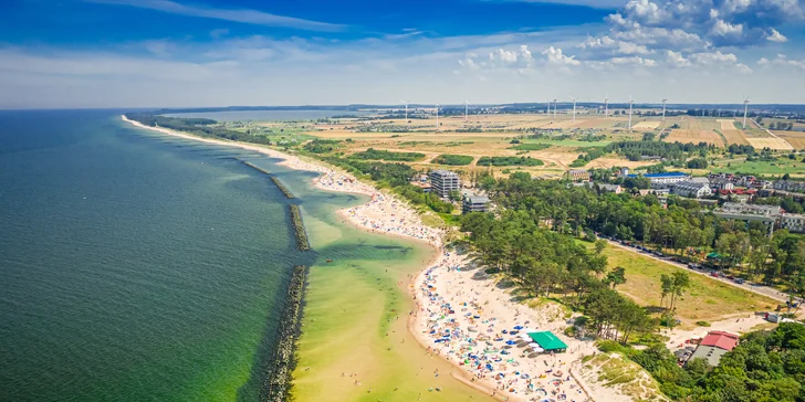Hotel alebo domček pri Baltickom mori a jazere Bukowo: neobmedzený wellness, polpenzia alebo raňajky
