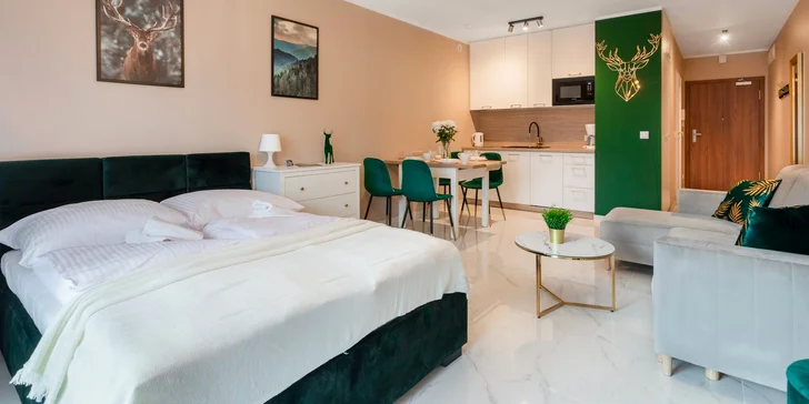 Apartmány až pre 6 osôb v Sklárskej Porube: wellness, fitness aj možnosť raňajok