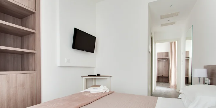 Ravenna: hotel pri pláži, bazén aj strava podľa výberu od raňajok až po plnú penziu