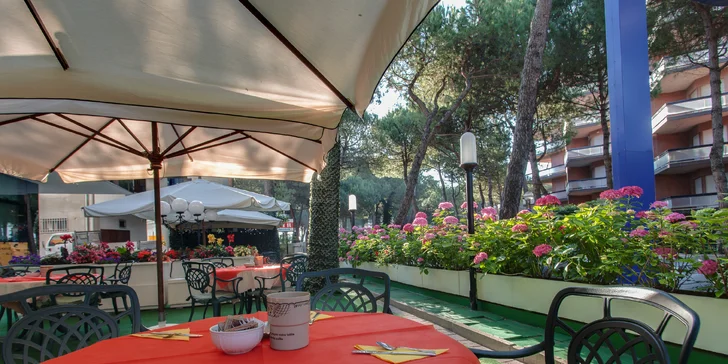 Ravenna: hotel pri pláži, bazén aj strava podľa výberu od raňajok až po plnú penziu