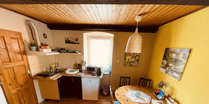 Útulné apartmány na brehu Slapskej priehrady: možnosť wellness, požičanie kanoe a plavby člnom s kapitánom