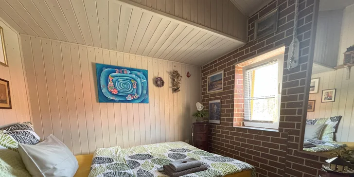 Útulné apartmány na brehu Slapskej priehrady: možnosť wellness, požičanie kanoe a plavby člnom s kapitánom