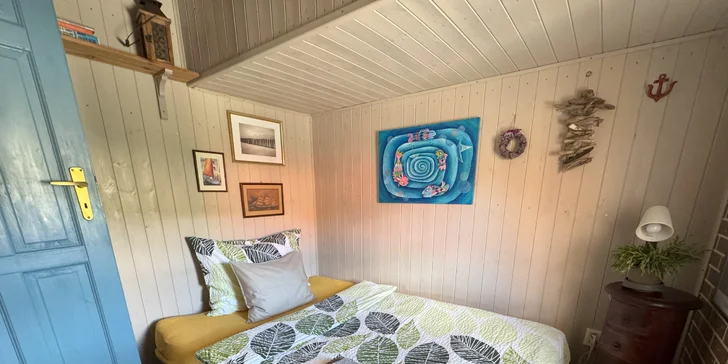 Útulné apartmány na brehu Slapskej priehrady: možnosť wellness, požičanie kanoe a plavby člnom s kapitánom