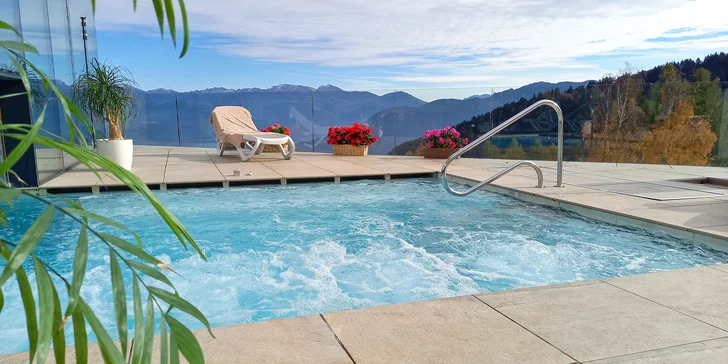 Trentinské Alpy: 3* hotel s polpenziou, neobmedzeným wellness a kartou výhod