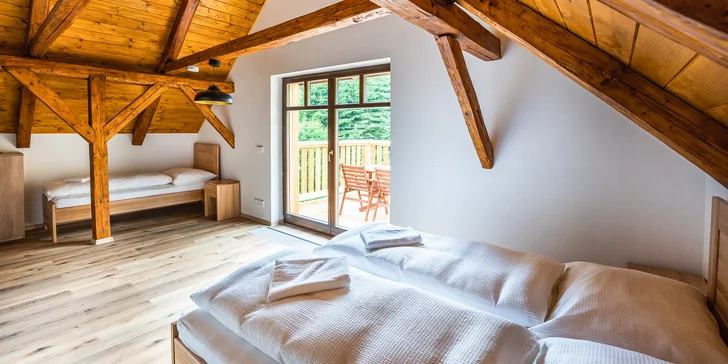 Luxusný apartmán v Beskydách na Bielej: až pre 4 osoby, vrátane fínskej sauny