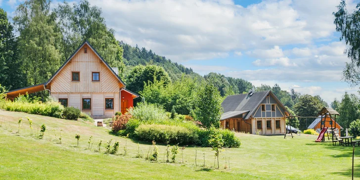 Pobyt v plne vybavenej chalupe alebo zrube až pre 11 osôb v Lužických horách