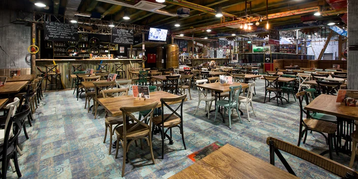 Otvorený voucher do reštaurácie Hood Wood v Steam Factory